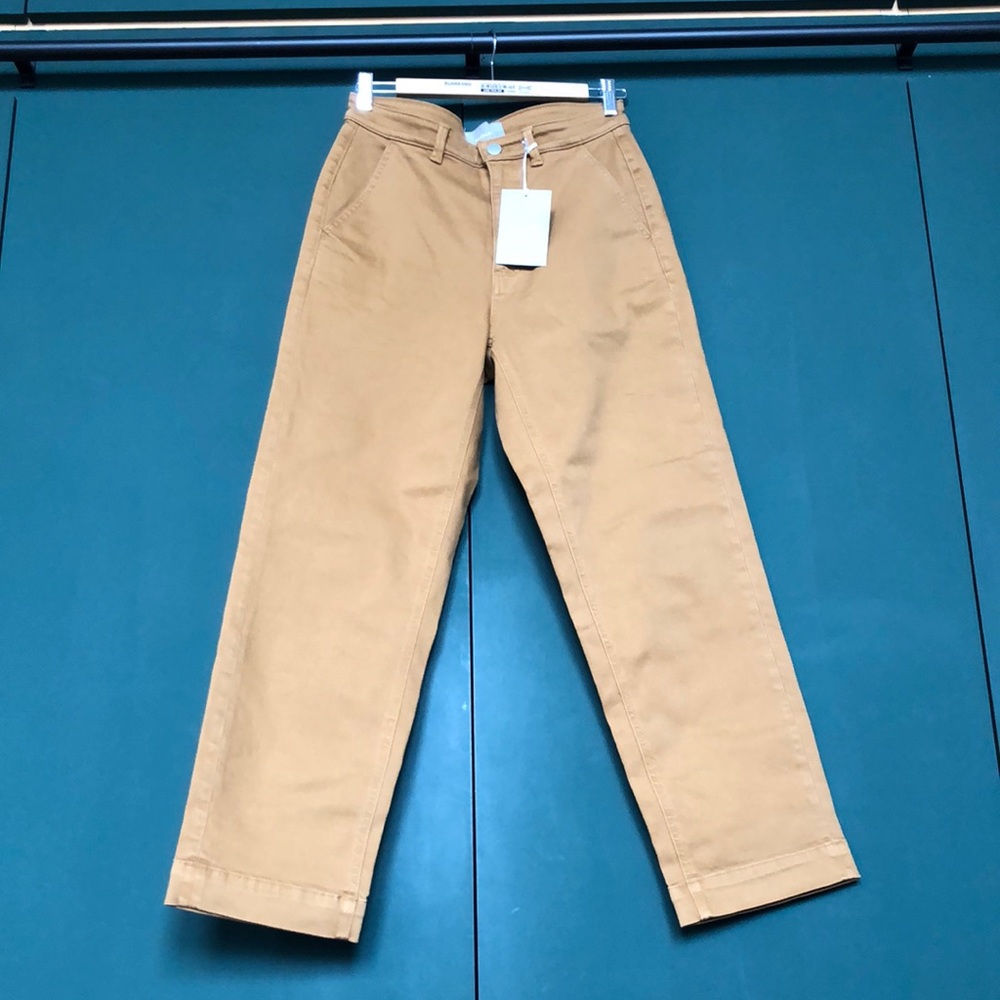 New Everlane Cropped Straight-leg pants